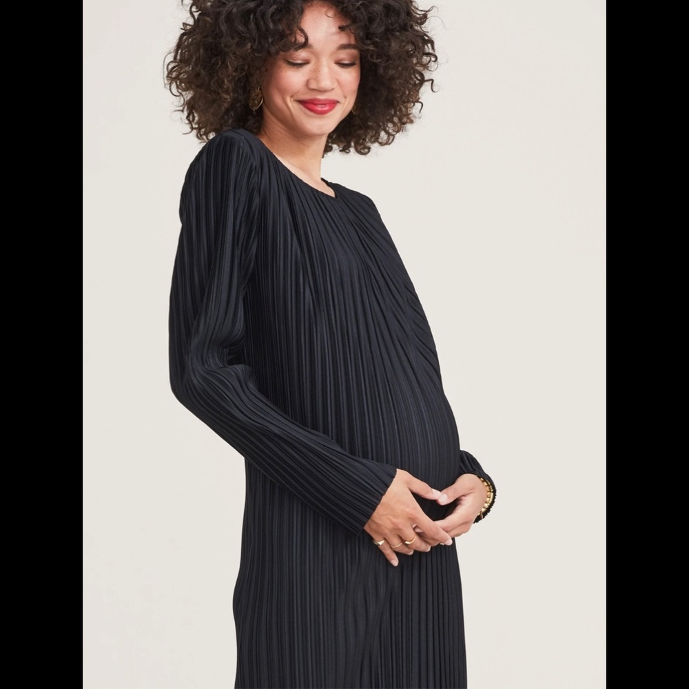 NWT Hatch Maternity Sora dress in black - Size 1